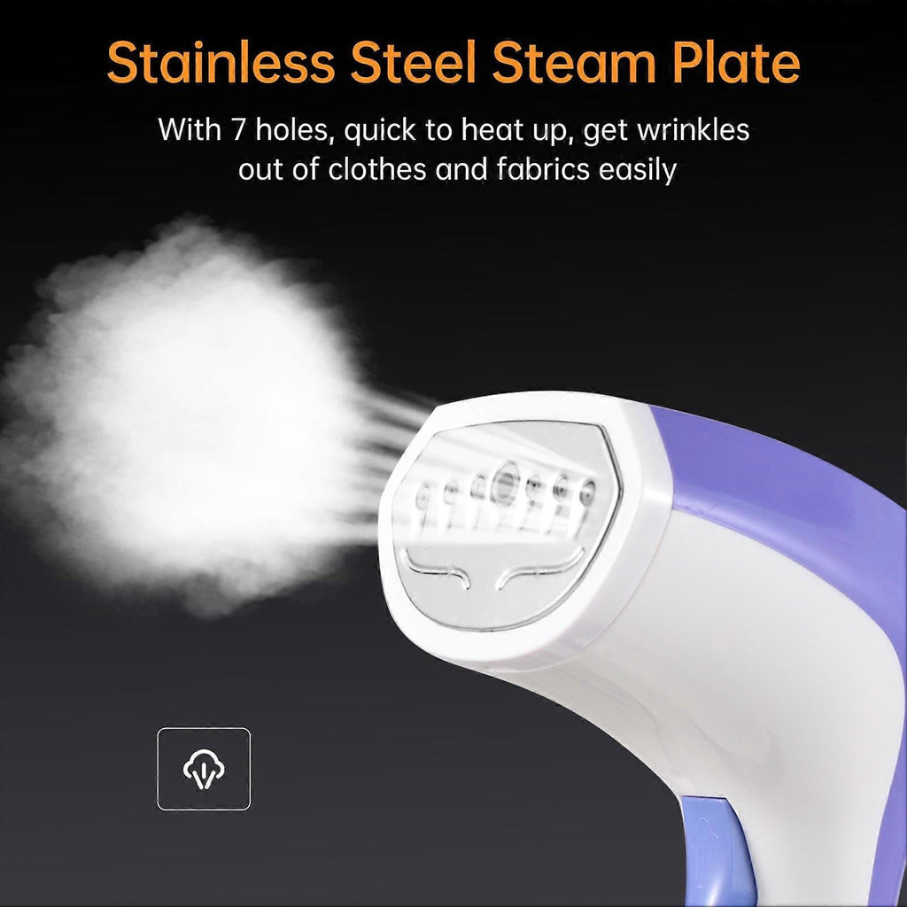 1100W Travel Handheld Garment Steamer 120ml Tank Quick Heating Clothes Steamer