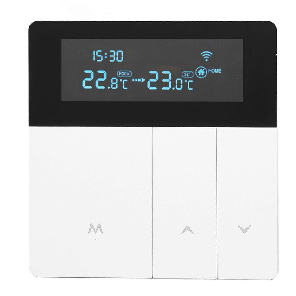 Color Smart Electric Heating Thermostat Programmable 16A AC90-240V for Home Office