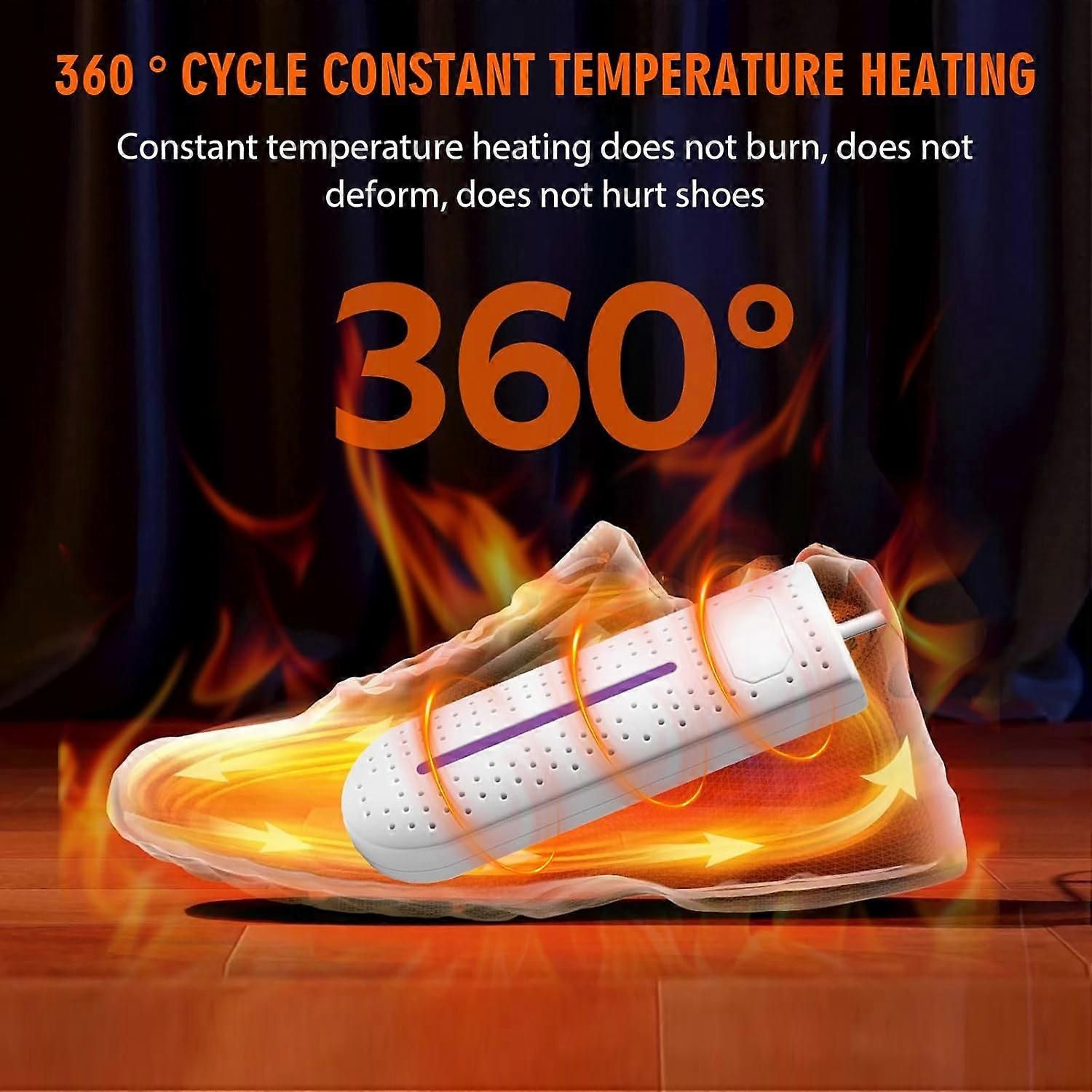 Electric Shoe Dryer 360 Portable Boot Warmer Antibacterial Deodoriser