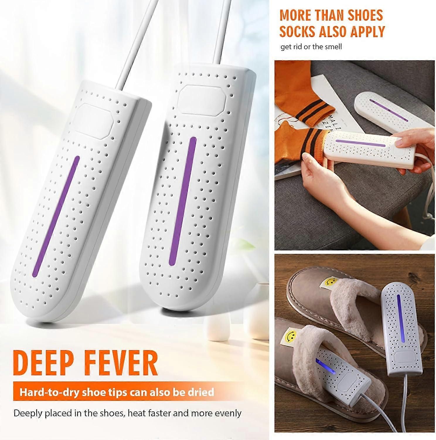 Electric Shoe Dryer 360 Portable Boot Warmer Antibacterial Deodoriser
