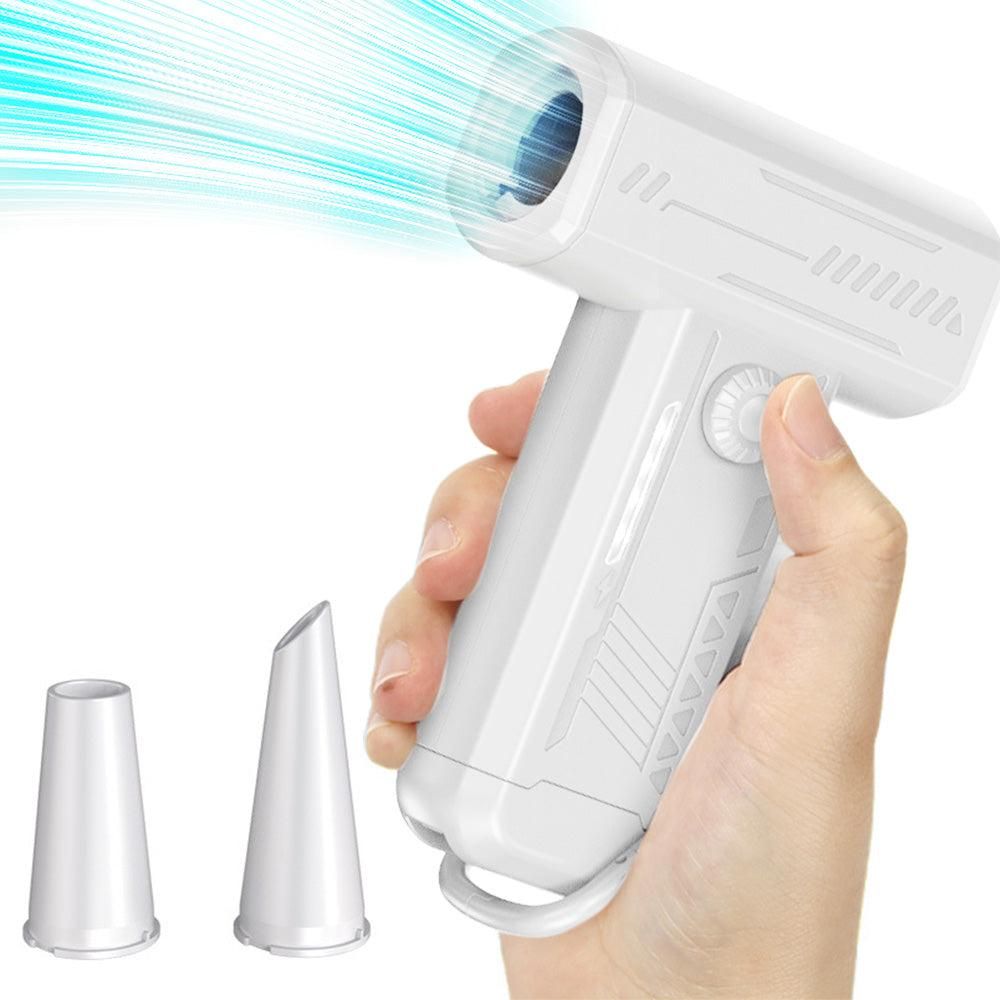 Electric Air Duster 2-in-1 130000RPM Mini Blower LED Camping Car Orange