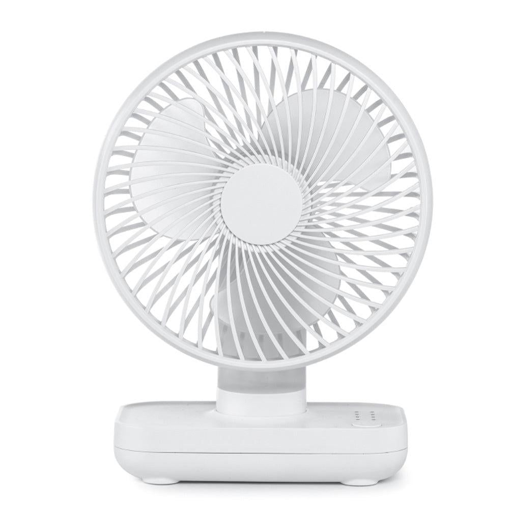 4-Speed Air Circulator Desk Fan Rechargeable Quiet Table Fan for Home Office Dorm Dark Blue
