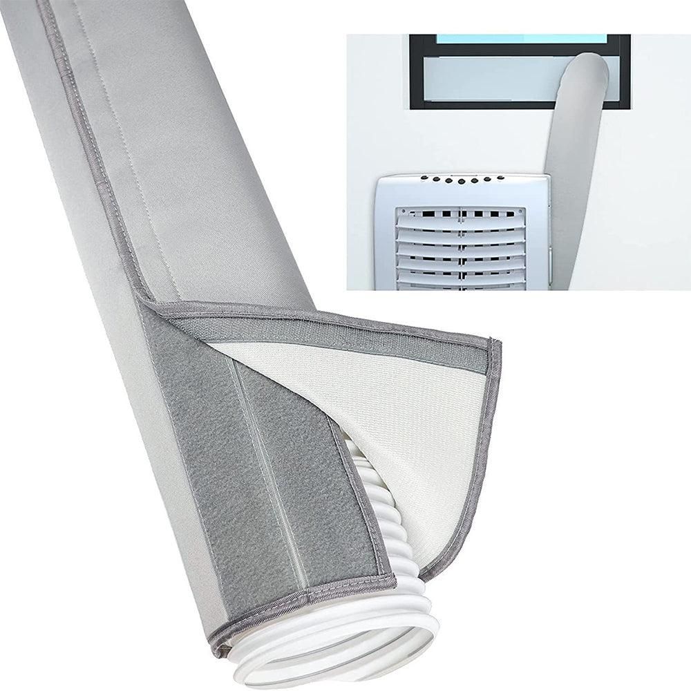 Air Conditioner Hose Cover Insulation Sleeve for AC Exhaust Pipe Light Gray