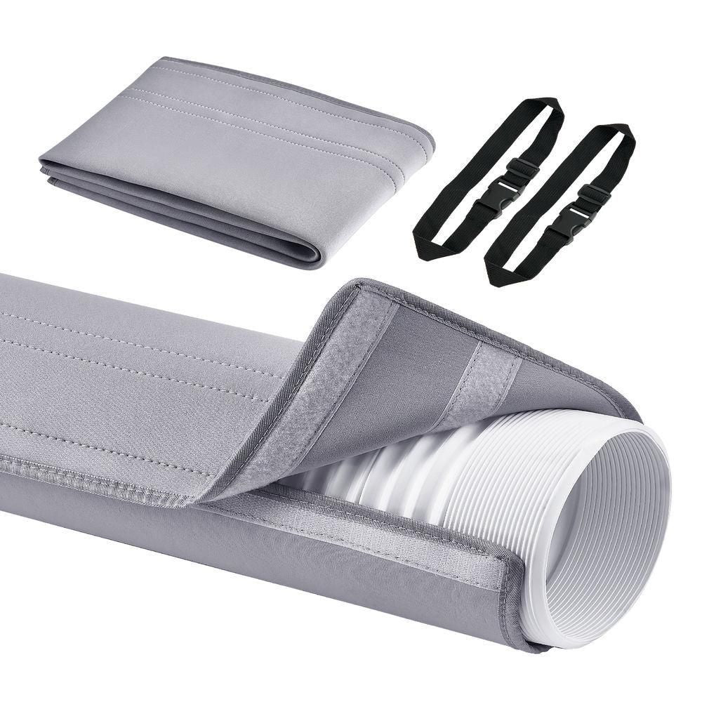 Air Conditioner Hose Cover Insulation Sleeve for AC Exhaust Pipe Light Gray