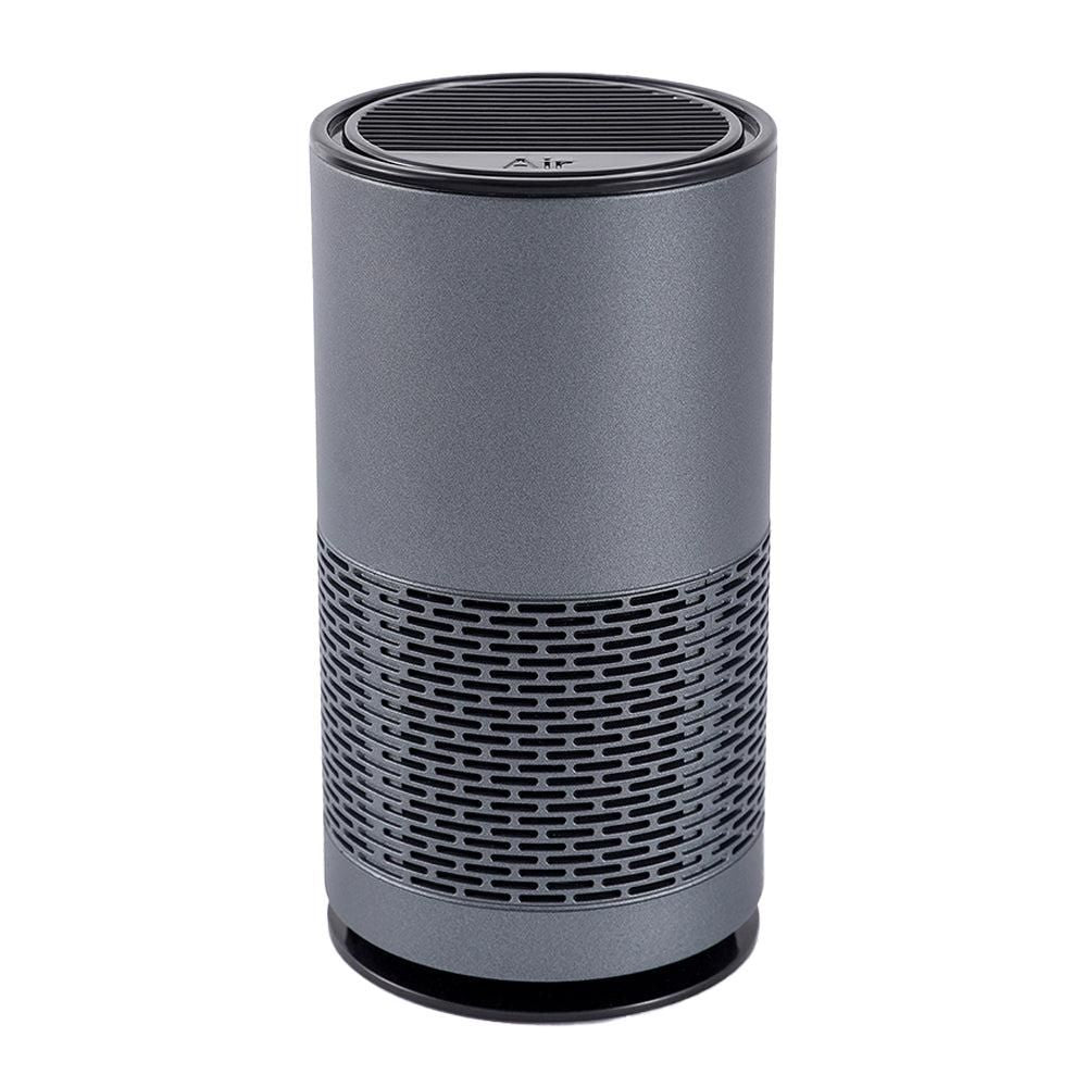 Portable Negative Ion Air Purifier Ioniser Car Home Bedroom Office Grey