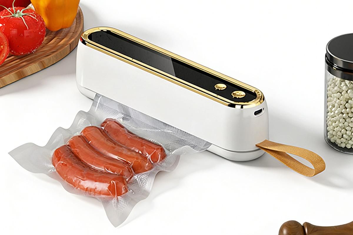 Cordless Portable Mini Vacuum Sealer Machine Black