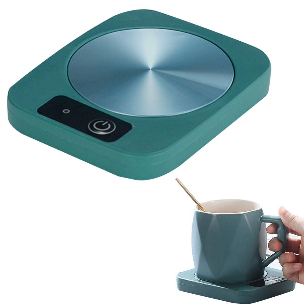 Electric Coffee Mug Warmer Milk Food Hot Plate Cup Warmer for Home Office Blue