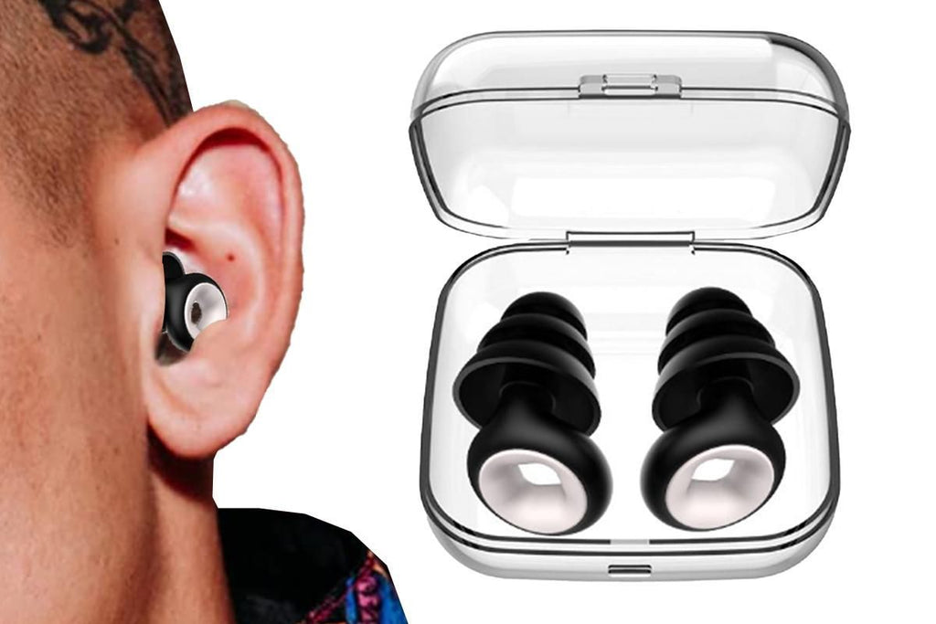 Reusable Hoop Noise Reduction Earplugs White