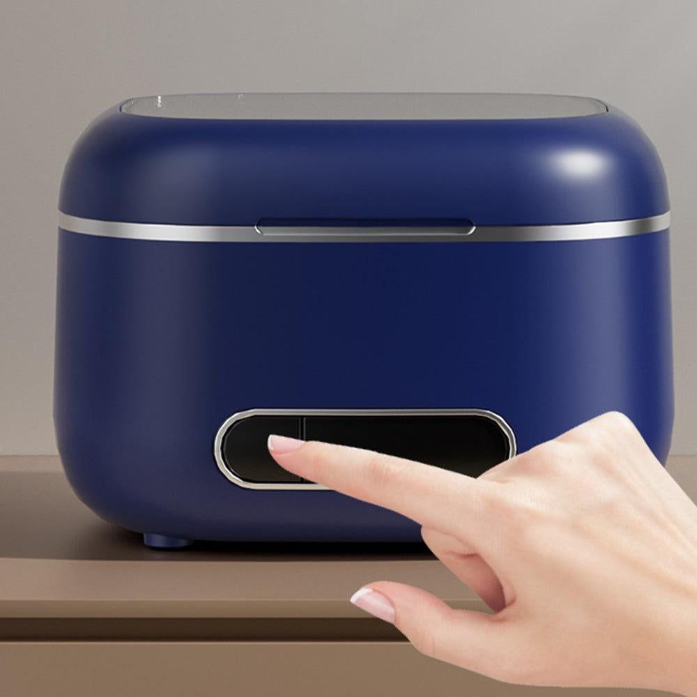 Upgraded Retainer Cleaner Machine for Braces Aligner Toothbrush Jewelry Blue
