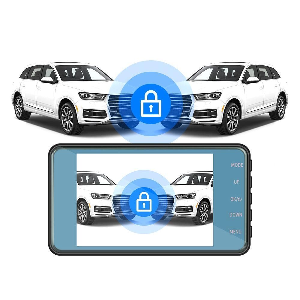 1080P Touch Screen Car Dash Camera Video DVR Recorder Front and Rear Night Vision Car Driving Recorder Cam