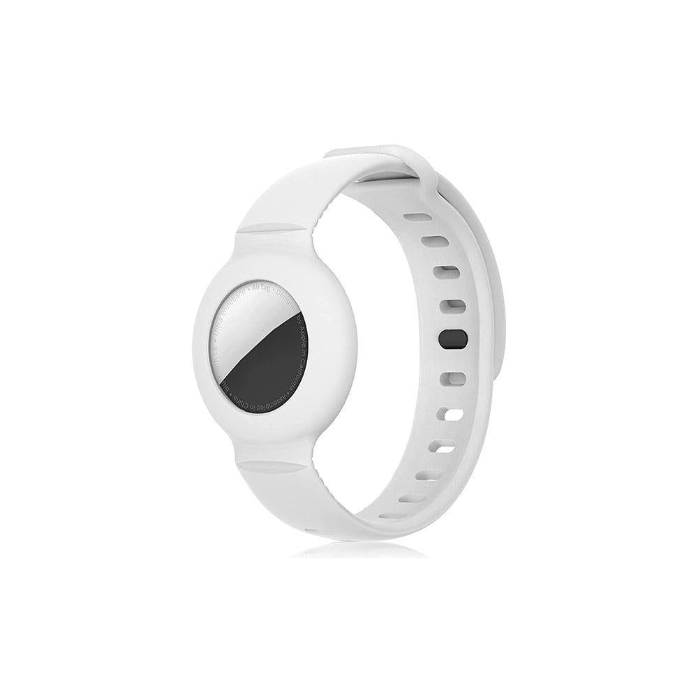Silicone Airtag Wristband Black
