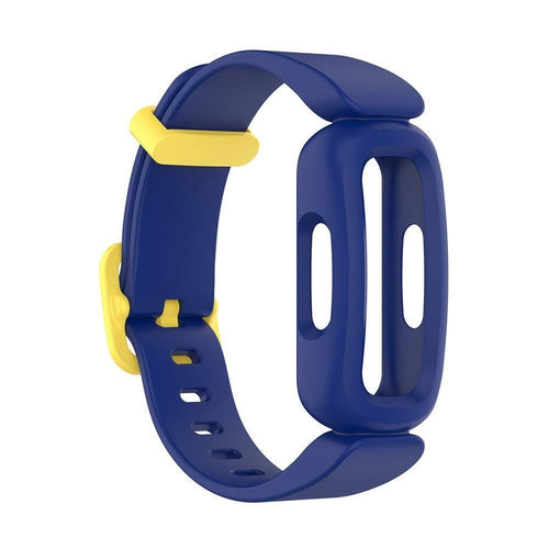 2Pcs For Fitbit Ace 3 Replacement Wristband Silicone Watch Straps Dark Blue