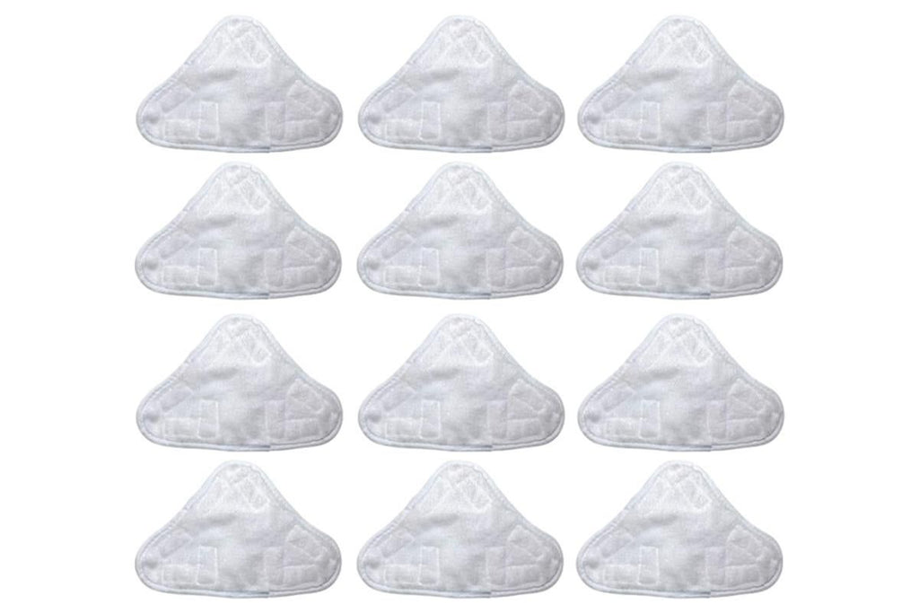 12Pcs Replacement Microfibre Washable Steam Mop Cleaning Pads For H20 X5 Steam Cleaner
