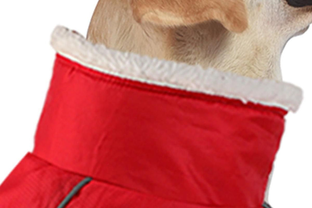 Dogcheer Dog Coat Reflective Dog Snow Jacket for Small Medium Large Dogs -Red XL