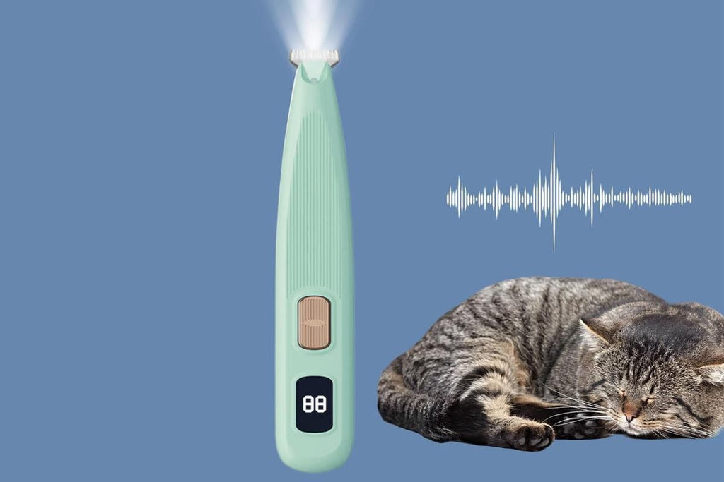 Electric Dog Paw Trimmer Digital Display Dual Speed Pet Groomer-Green
