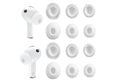 12Pcs Silicone Ear Tips for Samsung Galaxy Buds3 Pro Earbud Covers-White