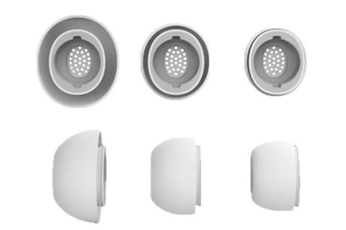 12Pcs Silicone Ear Tips for Samsung Galaxy Buds3 Pro Earbud Covers-White