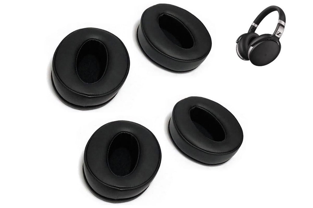 4Pcs Ear Pads Replacement For Sennheiser HD 4.50 BTNC HD 450BT HD400S HD485-Black