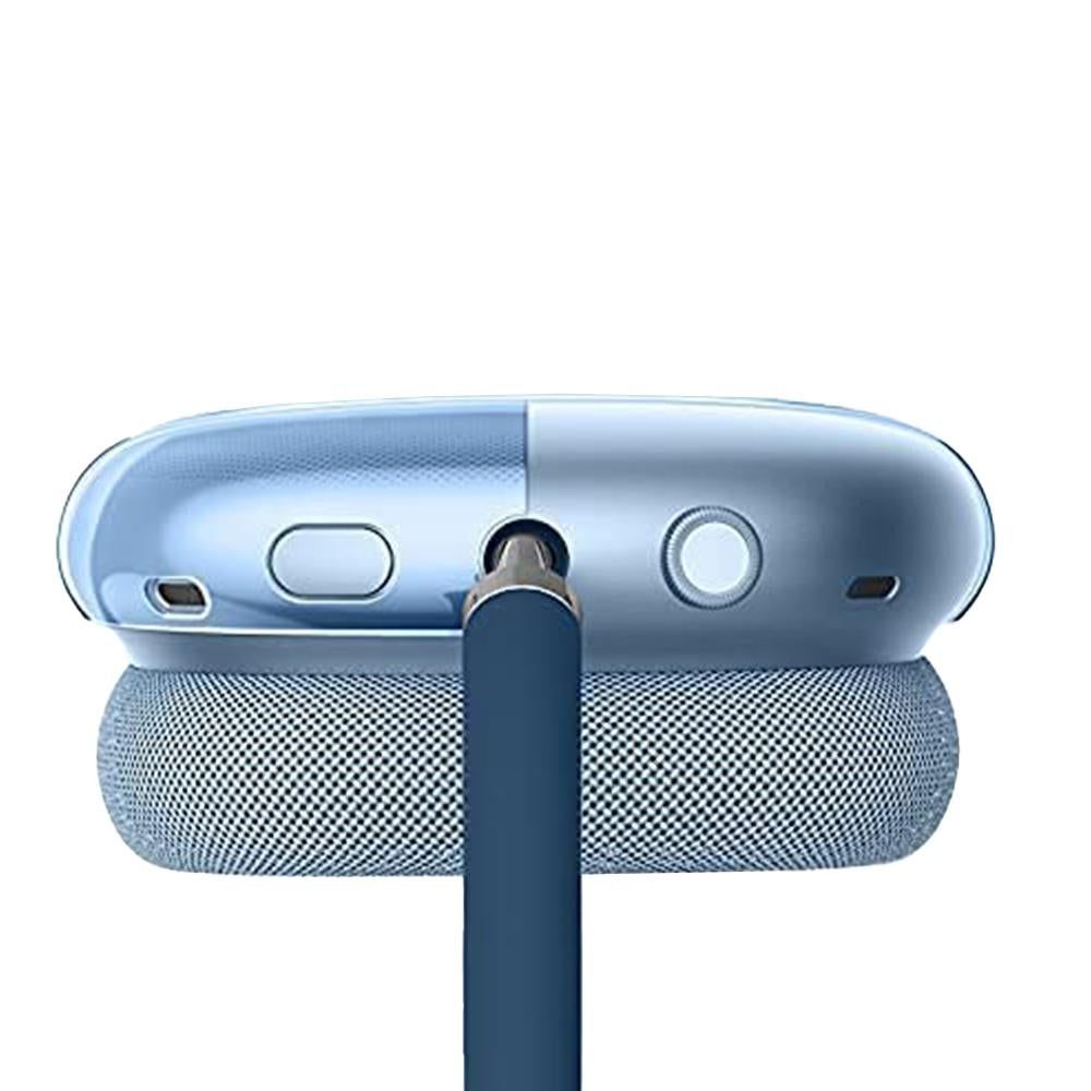 Case Cover for AirPods Max Headphones 2pcs Headphone Clear Case Shockproof Full Cover Protector for Apple AirPods Max -Blue