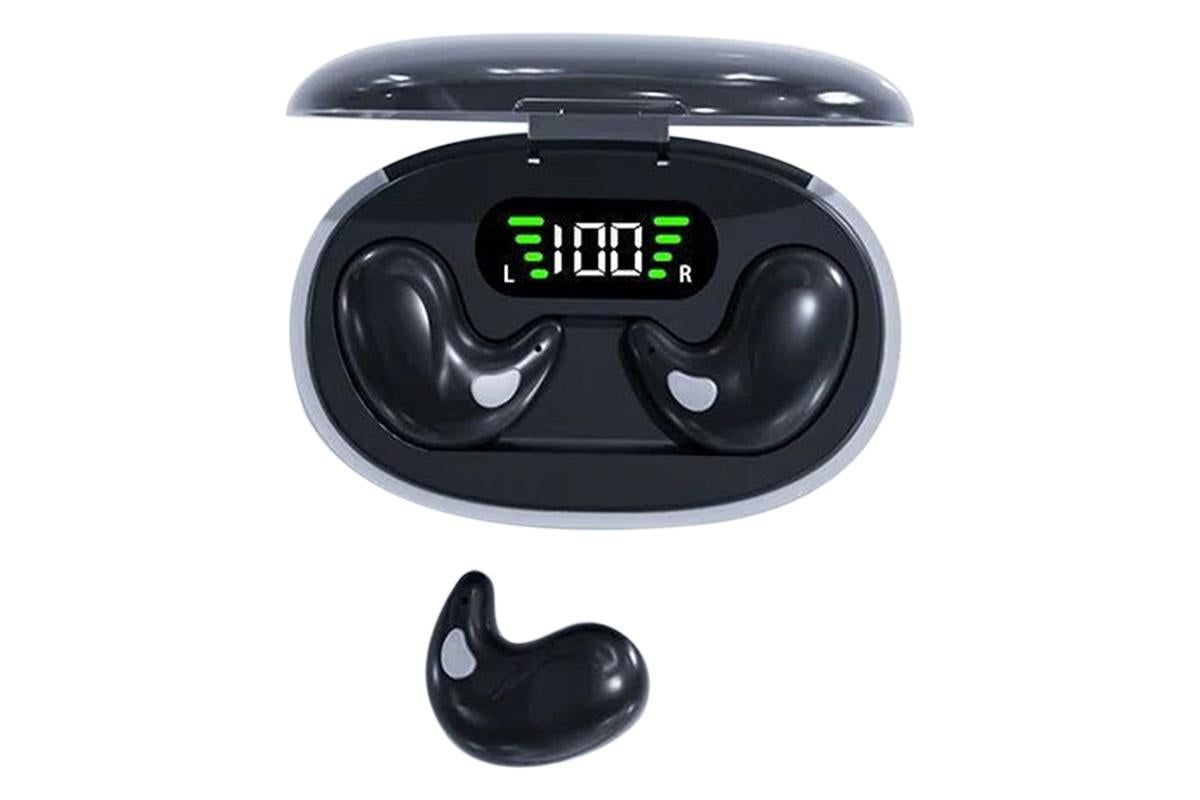 Ear Buds Sleep Bluetooth 5.3 Noise Blocking Sleeping Headphones for Side Sleeper -Black
