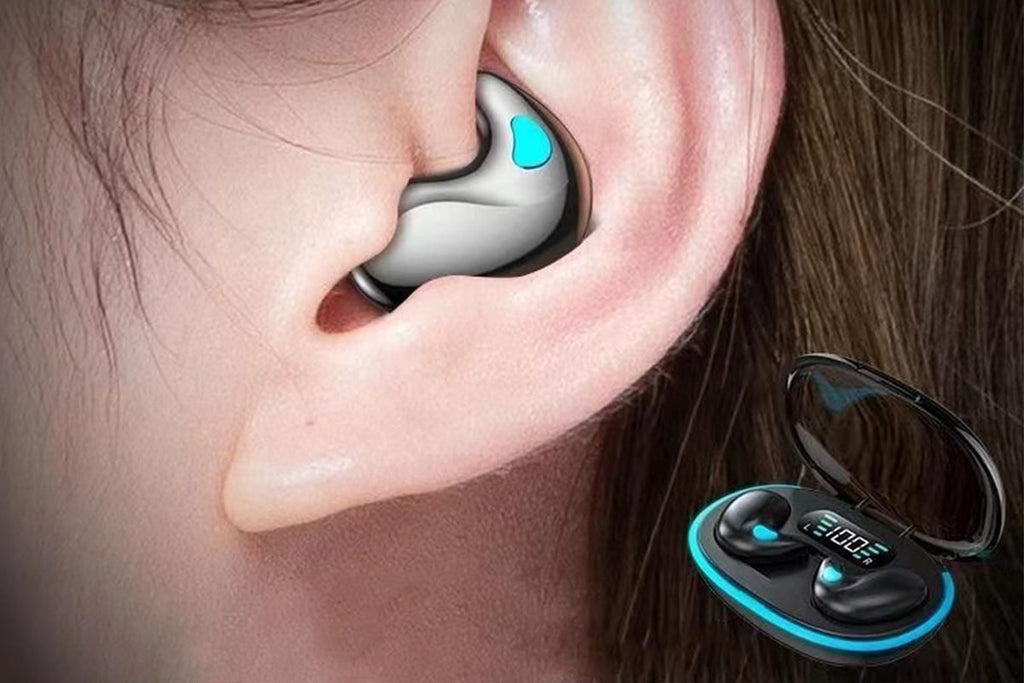 Ear Buds Sleep Bluetooth 5.3 Noise Blocking Sleeping Headphones for Side Sleeper -Black
