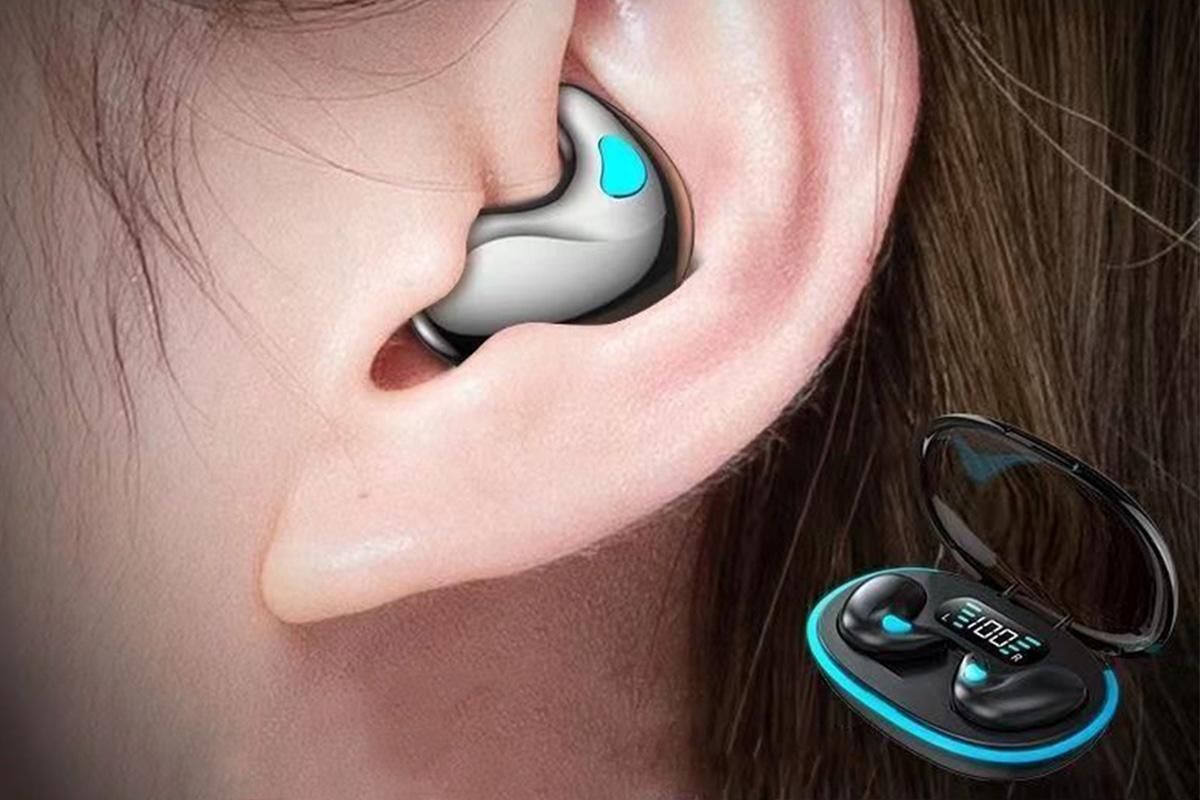 Ear Buds Sleep Bluetooth 5.3 Noise Blocking Sleeping Headphones for Side Sleeper -Black