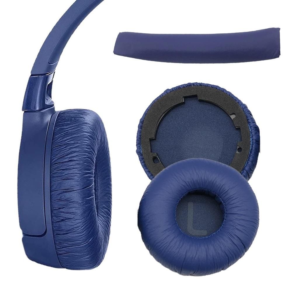 Earpads Replacement Ear Cushions Pad Covers Compatible with JBL Tune600BT T520BT -Blue