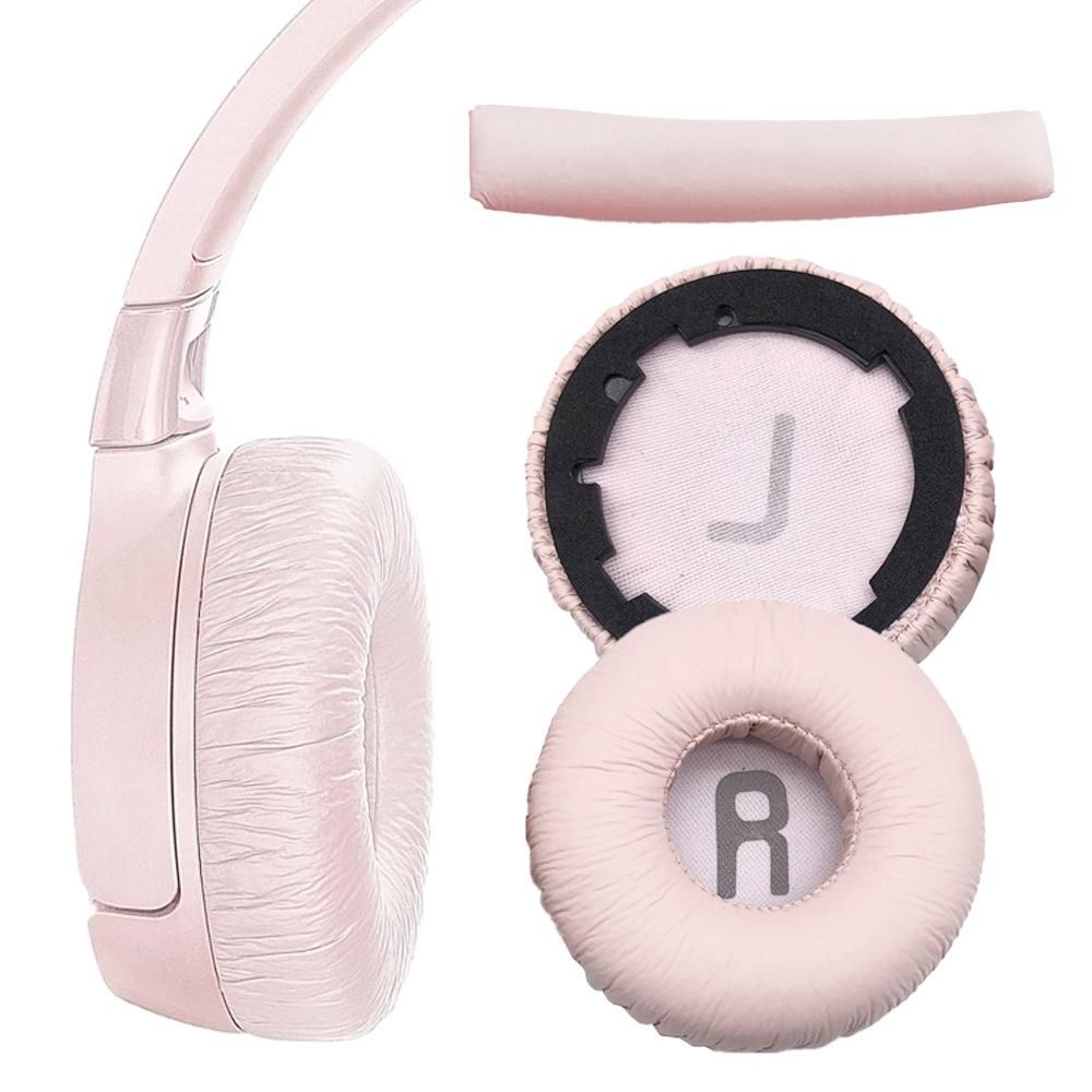 Earpads Replacement Ear Cushions Pad Covers Compatible with JBL Tune600BT T520BT -Pink