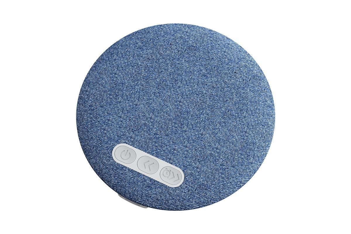 Pillow Speaker with White Noise Portable Bluetooth Speaker for Sleeping-Blue