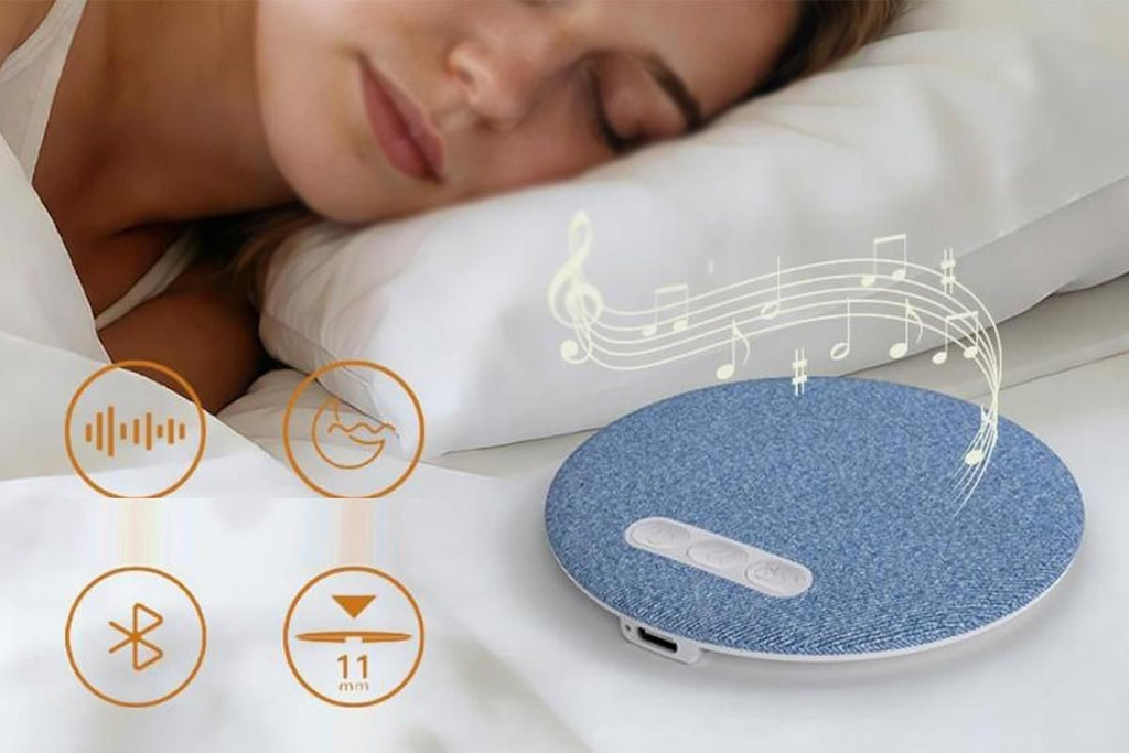 Pillow Speaker with White Noise Portable Bluetooth Speaker for Sleeping-Blue