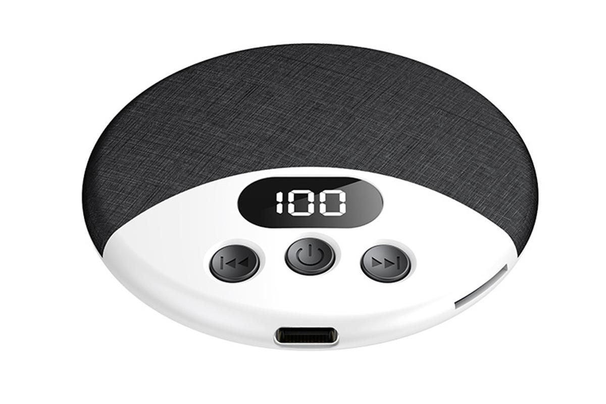 Under Pillow Bluetooth Sleep Speaker Wireless Bone Conduction Speaker-Black