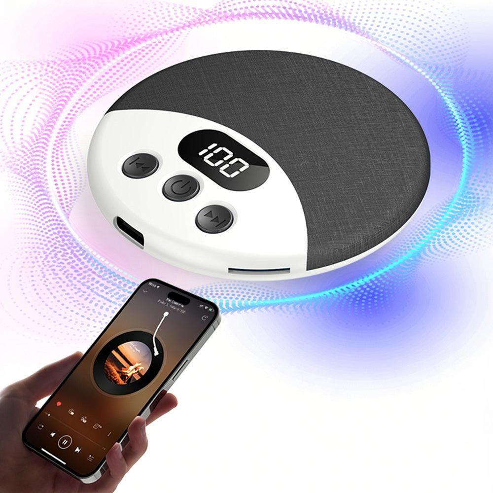 Under Pillow Bluetooth Sleep Speaker Wireless Bone Conduction Speaker-Black