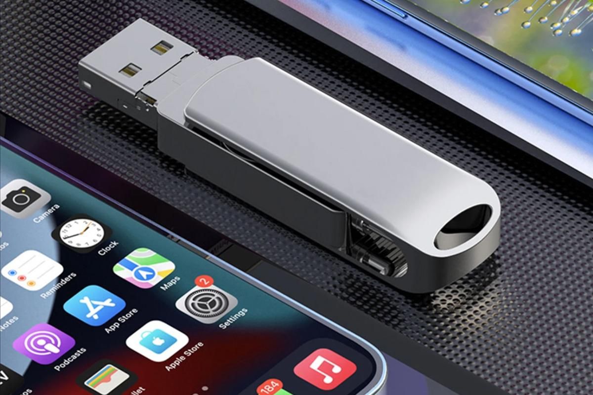 4 in 1 USB Flash Drive Photo Stick USB 3.0 Memory Stick Storage for Photos Backup -Rotating USB Flash Drive 512GB