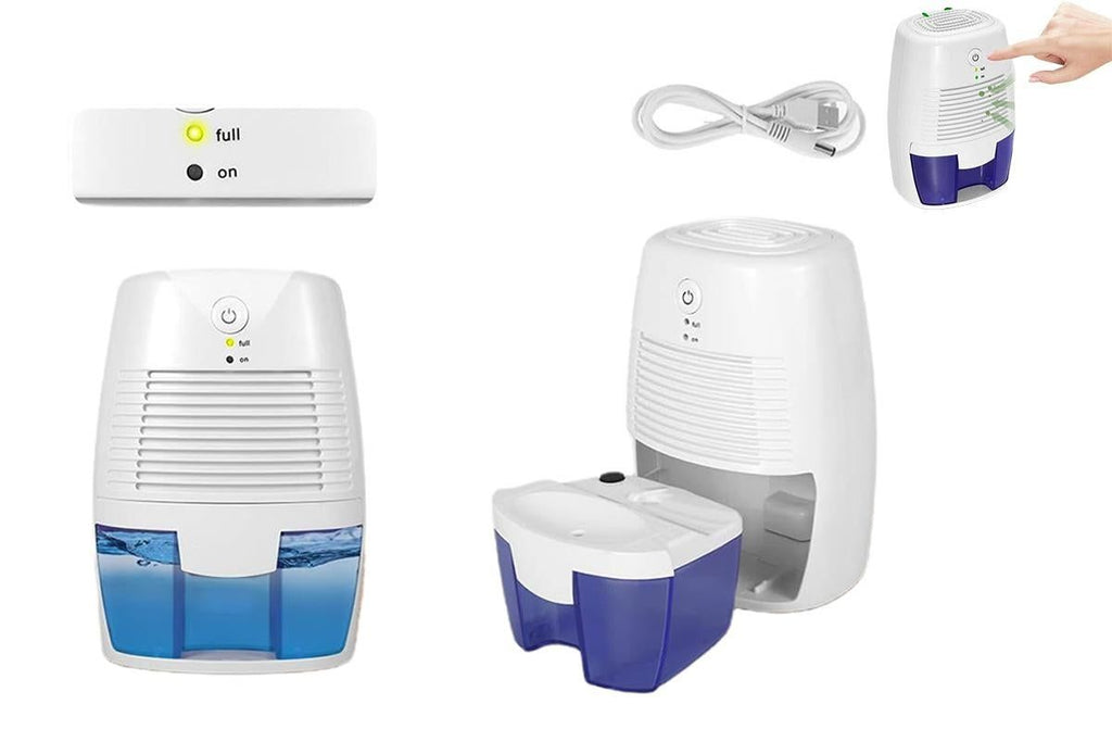 Mini Dehumidifier 500ml Portable Quiet Electric Moisture Absorber Bathroom