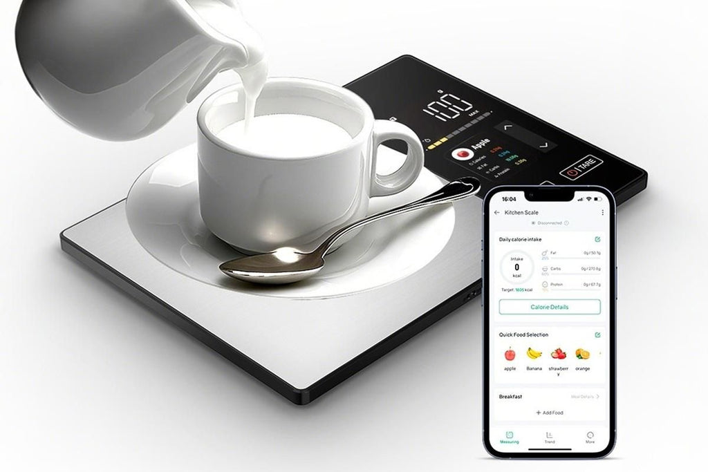 Kitchen Scale with Bluetooth App Nutrition Tracker High Precision Food Scale