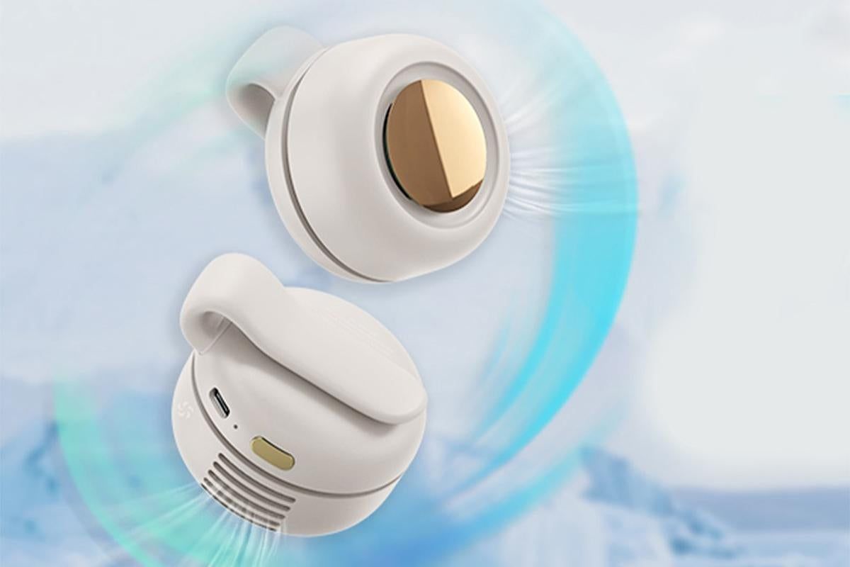 Mini Portable Clip Fan 360 Degree Rotatable Small Personal Fan with Clip 3 Speeds USB Rechargeable Cooling Fan