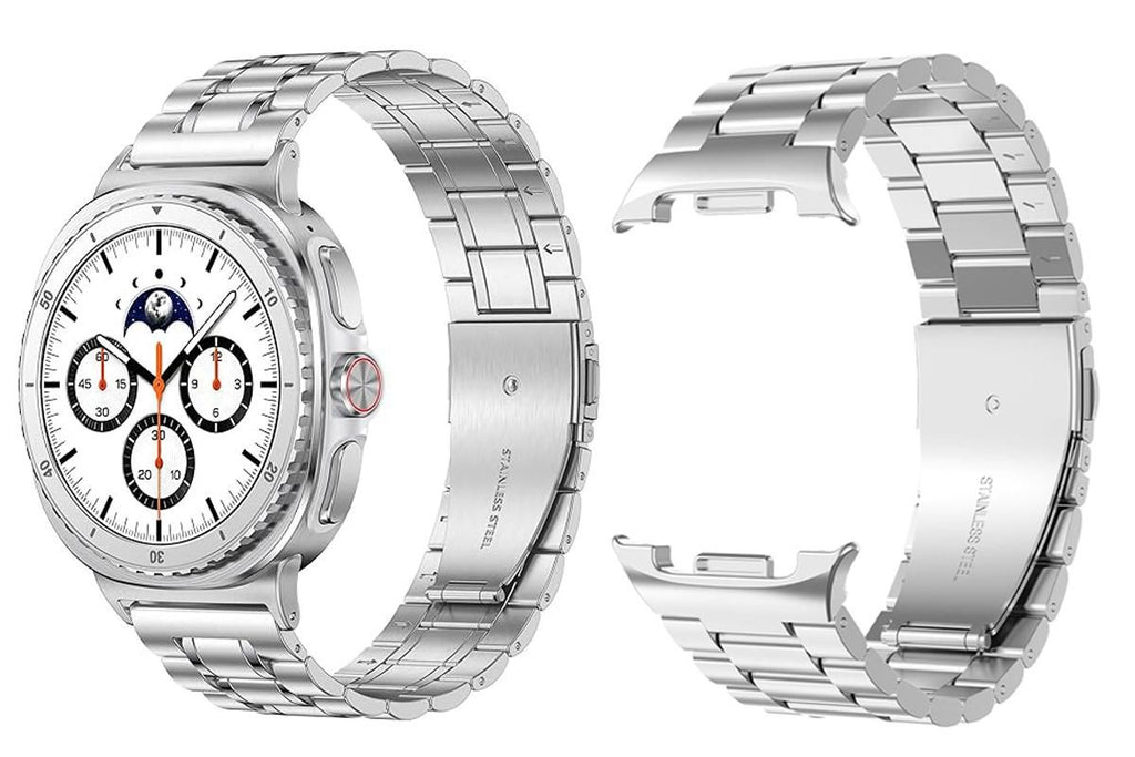 Metal Replacement Watch Band for Samsung Galaxy Watch 8 40 44 46mm-Silver