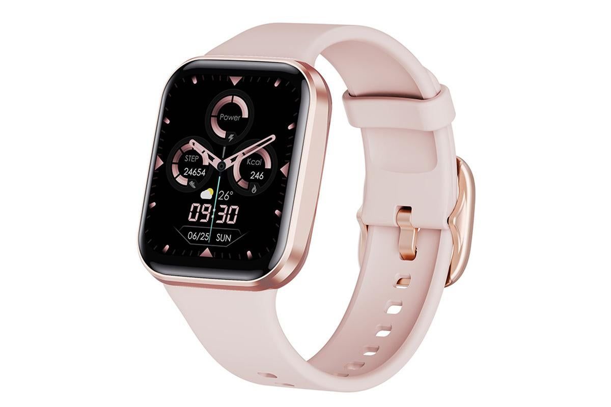Smart Watch Fitness Tracker Heart Rate 25 Sport Modes for Men Women-Silver