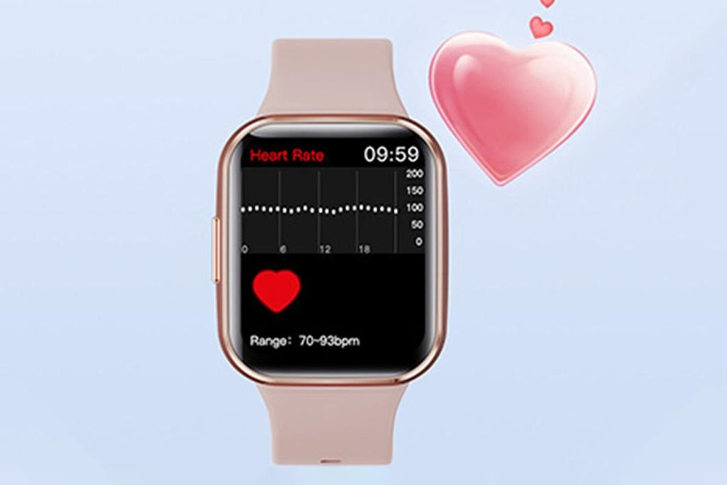 Smart Watch Fitness Tracker Heart Rate 25 Sport Modes for Men Women-Pink