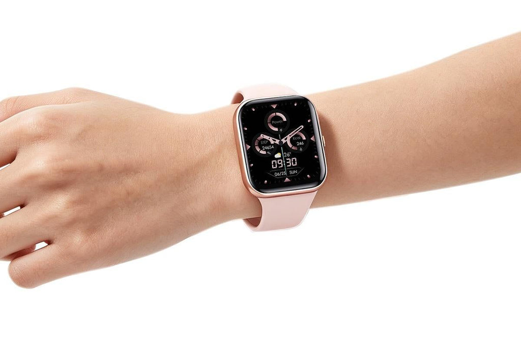 Smart Watch Fitness Tracker Heart Rate 25 Sport Modes for Men Women-Pink