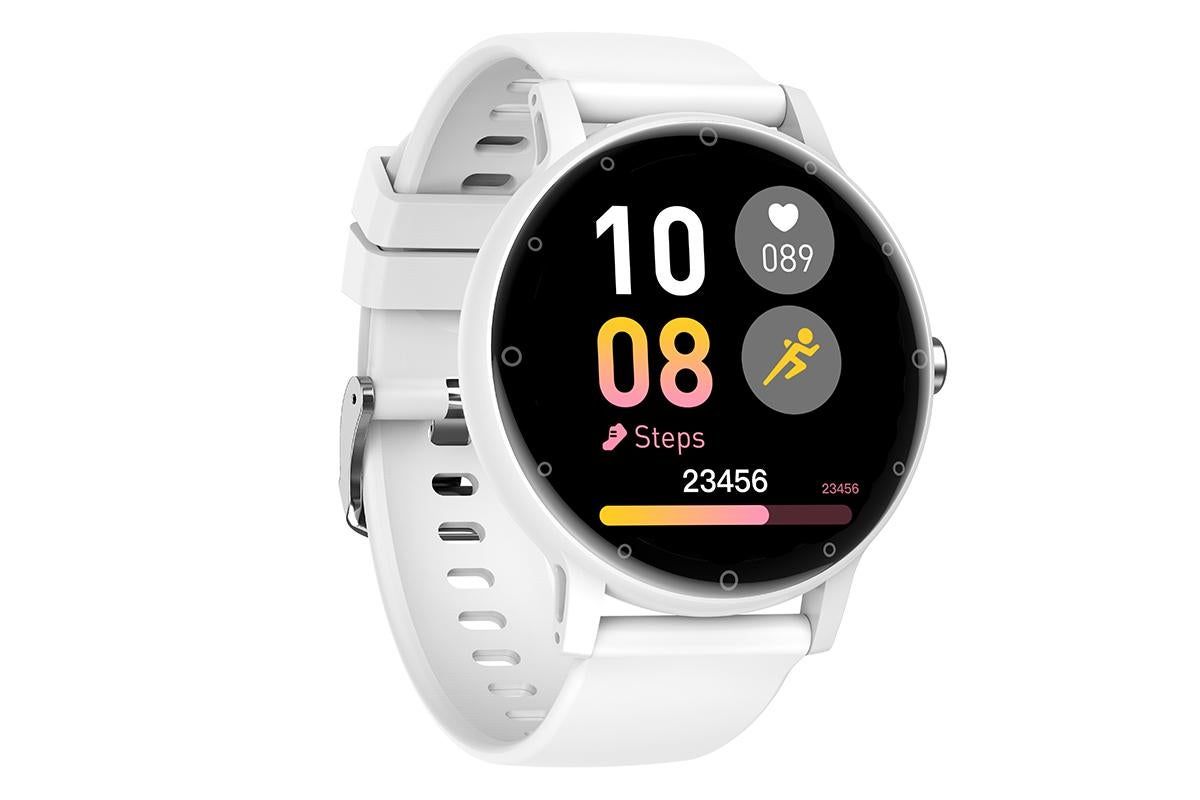 Smart Watches for Men Bluetooth Call Military Smart Watch with Heart Rate Sleep Monitor-White