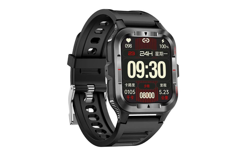 Smart Watches for Men Fitness Tracker with Call Function 100+ Sport Modes Flashlight-Black