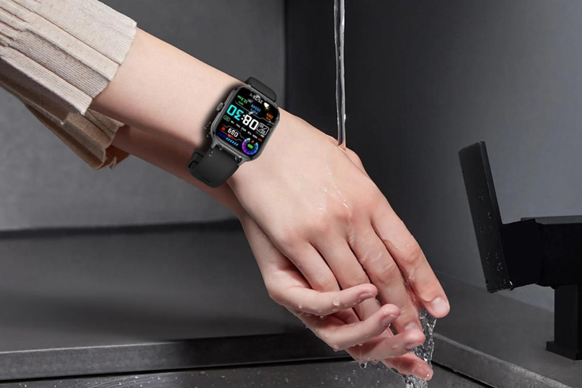 Smart Watches HD Desplay with Bluetooth 59 Sports Modes Heart Rate Sleep Monitor -Black