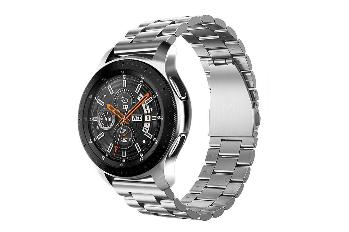 Stainless Steel Replacement Band for Samsung Gear S3 Strap-Black 20mm