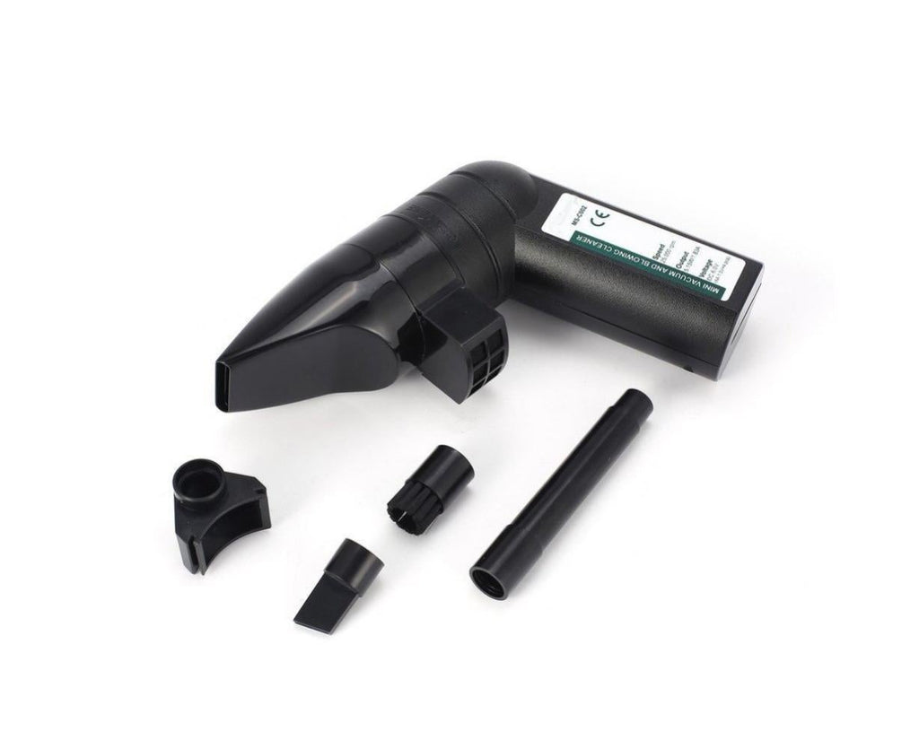 25000rpm Mini Blower Vacuum Cleaner Cleaning Tool for PC Keyboard Laptop Printer - Black