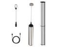 Rechargeable Milk Frother - Portable Travel - 2-Speed