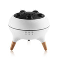 Jellyfish Smoke Ring Aroma Diffuser Humidifier, 7 Color Crack Night Light, Remote Control Timer Essential Oil Diffuser for Bedroom Desk