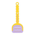 Multi-Functional Toilet Gap Cleaning Scraper, Long-Handled, Hands-Free Bathroom Hard-to-Reach Corner Cleaner, Clamp Cleaning Tool—Yellow