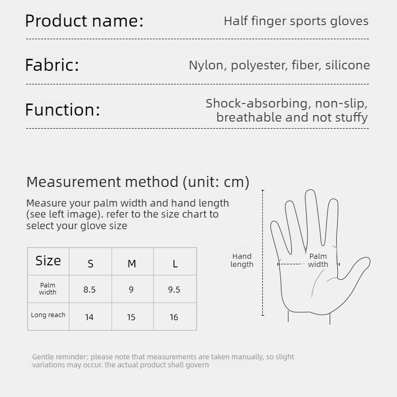 Blue-Pink Gradient - Size L - Women's Gradient Print Half-Finger Fitness Gloves, Silicone Anti-Slip Breathable Gloves for Yoga and Cycling