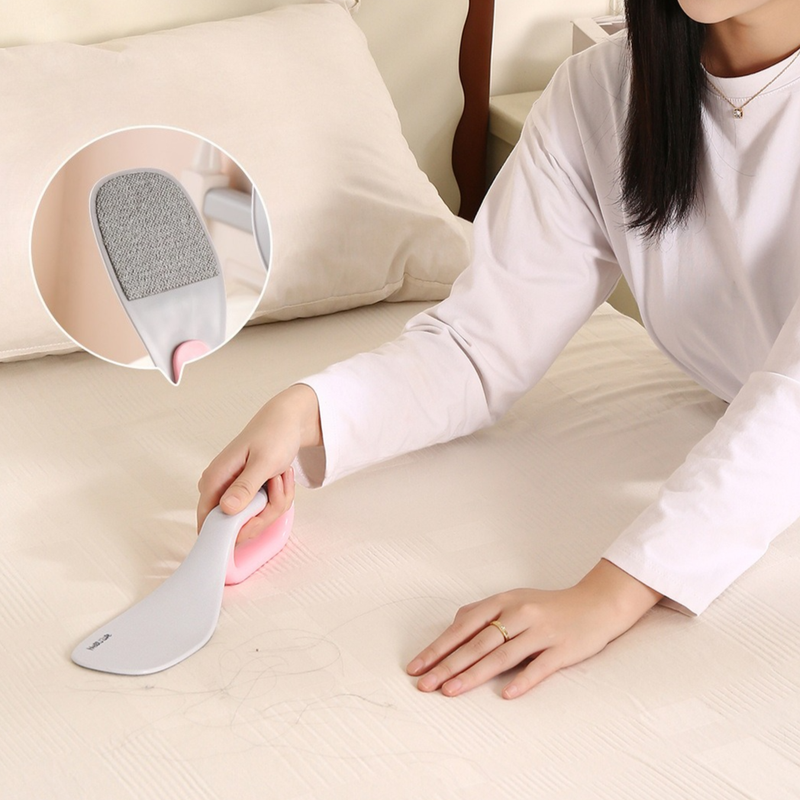 Multi-Function Mattress Lifting Tool, Labor-Saving Bed Sheet Tucking Helper, Double-Sided Static Lint Remover Brush—Yellow
